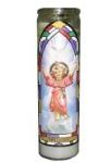 CANDLE DIVINO NINO JESUS BLANCO - CASE