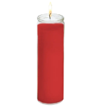 CANDLE PLAIN RED - CASE
